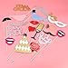 BUYDEAL Wedding Photo Booth Props DIY 31-Kit Bridal Shower Photo Booth Prop for Wedding Party Decoration
