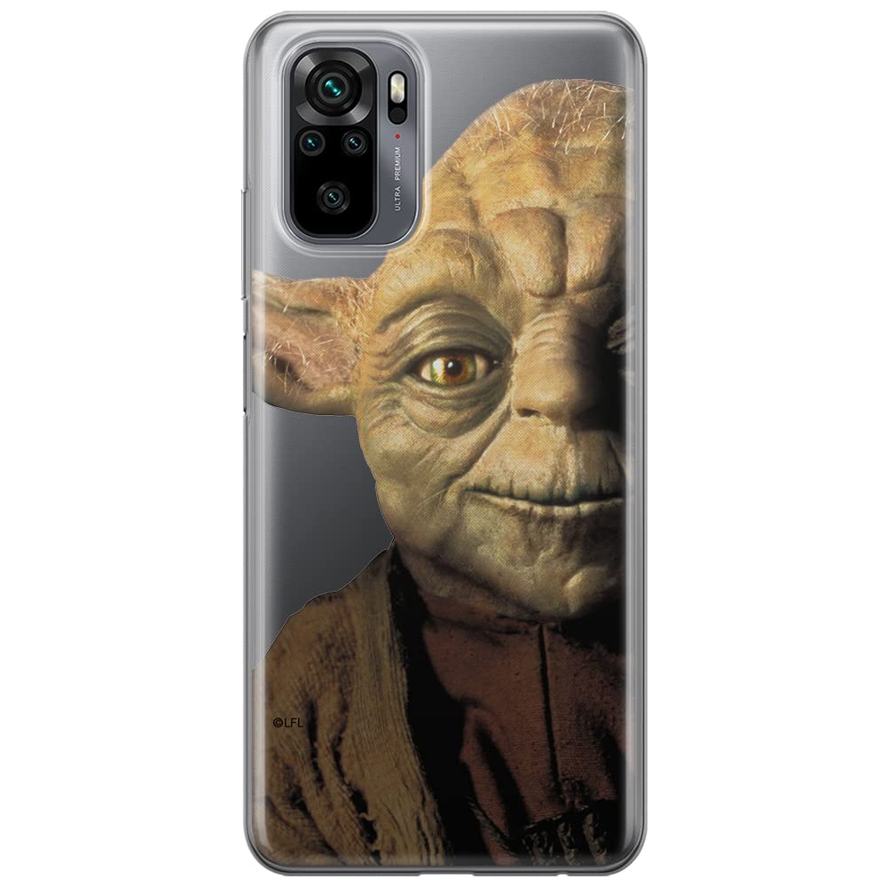 ERT GROUP mobile phone case for Xiaomi REDMI NOTE 10/ 10S original and officially Licensed Star Wars pattern Yoda 004 optimally adapted to the shape of the mobile phone, partially transparent