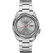 Amazon.com: SEIKO 5 Sports Automatic Silver Dial Men's Watch