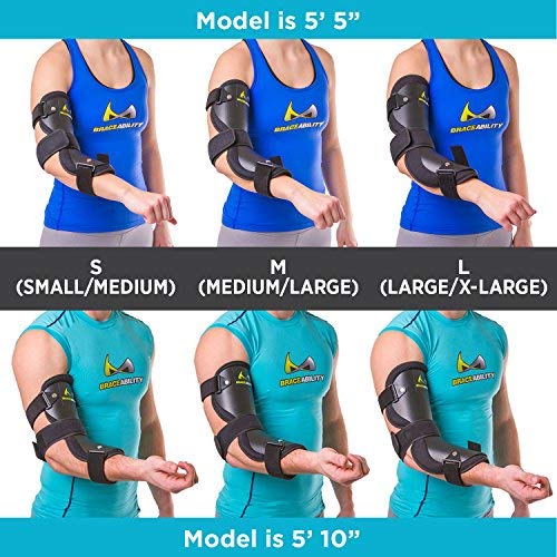 BraceAbility Cubital Tunnel Syndrome Elbow Brace Splint to Treat Pain