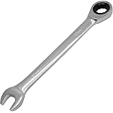 Bonsicoky 21mm Metric Ratchet Wrench | End Head, 72-Tooth Ratcheting Combination, High-Carbon Steel Box, Industrial Grade Gear Spanner