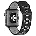 Compatible Apple Watch Band 42mm/ 44mm, Alritz Silicone Sport Strap Replacement for Apple Watch Series 4/Series 3/Series 2/Series 1/Nike+