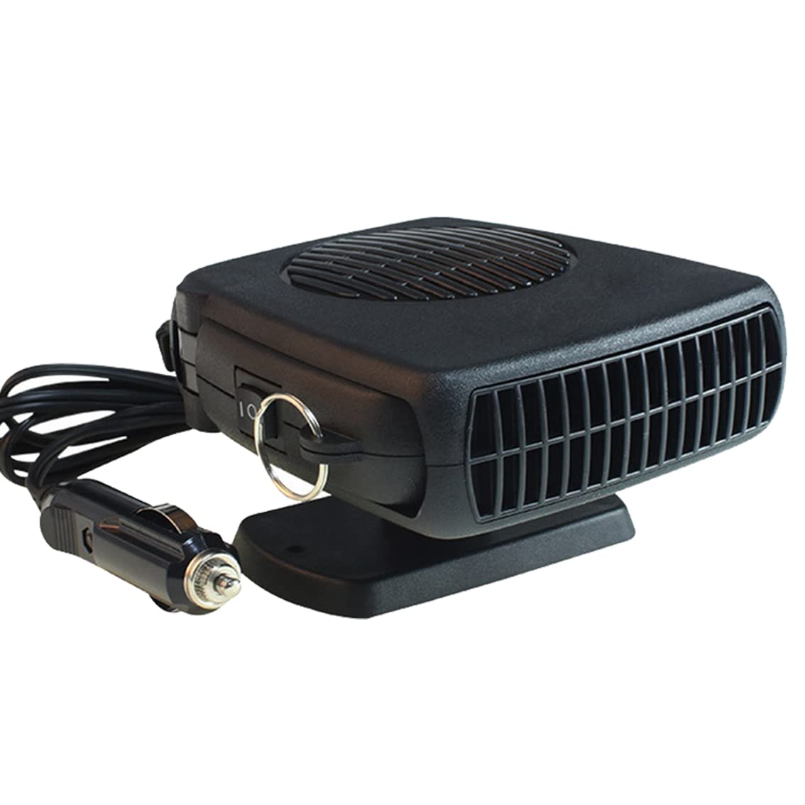 Car Heater, Anti-Fog 200W 12V Plug in Cigarette Lighter Portable Auto Heater Fan 2 in 1 Heating/Cooling Mini Car Heater Defroster with Ergonomic Handle Windshield Defogger Defroster