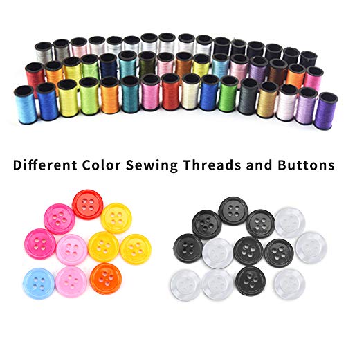 Jhua Sewing Kit 172 Pcs DIY Mini Sewing Kit Portable Sewing Kits for