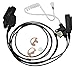 abcGoodefg Two-Wire Earpiece for Motorola XTS5000 XTS2500 XTS3000 XTS3500 XTS5000 XTS1500, Acoustic Tube Surveillance Headset, Kevlar Reinforced