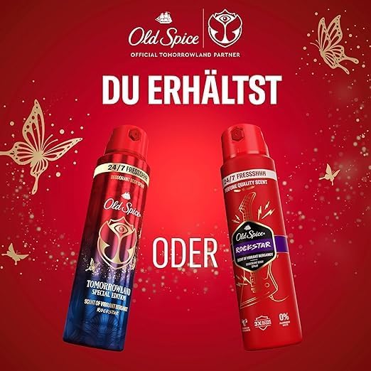 Old Spice Rockstar 3-in-1 Duschgel für Haar, Gesicht und Körper 1000 ml, langanhaltende Frische, Duft von Parfümqualität, Tiefenreinigung 9