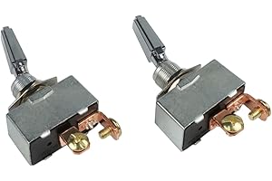 ZYNCUE Heavy Duty 50A 12V Toggle Switch Automotive 2 Position ON Off Rocker Switch 2Pin