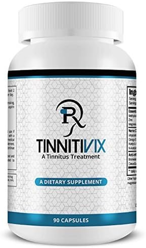 Tinnitivix Effective Natural Tinnitus Treatment Tinnitus Relief Ear Ringing Relief Best to Stop Ear Ringing (60 Cap)