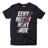 Superluxe™ Mens Eeny Meeny Miny Moe Negan Lucille Zombie T-Shirt