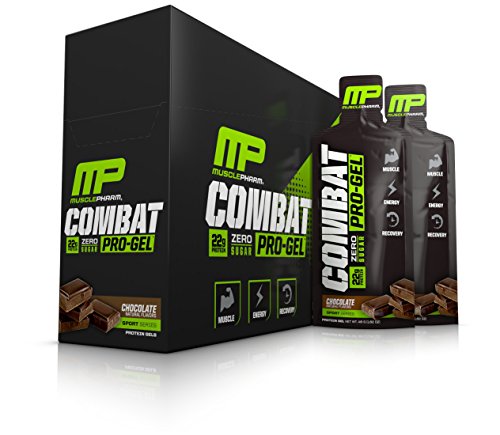 MusclePharm Combat Pro Gel, Chocolate, 12 Gel Packs