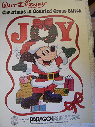 Walt Disney Characters Christmas in Counted Cross Stitch by (Pamphlet)