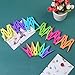 Aneco 24 Pieces Clothes Pins Cloths Clips Strong Clips Laundry Home Pegs Windproof Clothes Pins for Home Clothes Windproof Supplies