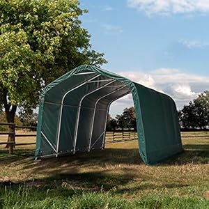 TOOLPORT Box Cavalli 3,3x6 m, Robusto Telo Verde in PVC ca. 550g/m², Protezione per Cavalli, Pecore, Riparo per Animali Marca: TOOLPORT TOOLPORT Box Cavalli 3,3x6 m, Robusto Telo Verde in PVC ca. 550g/m², Protezione per Cavalli, Pecore, Riparo per Animali