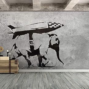 Wall Mural Street Art Graffiti Removable Wallpaper Wall Sticker for Bedroom Living Room - 66x96 inches