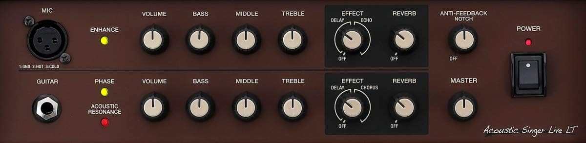 Acoustic Singer Live LT:コントロール部分