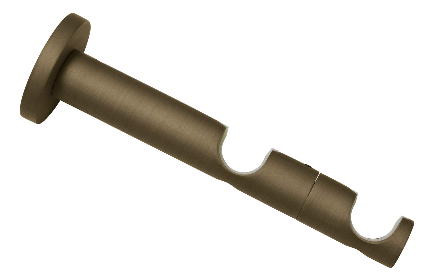 Gardinia Combination support 2 barrel open for diameter 19 mm cappuccino 9/6 cm, Metal, 9/6 cm