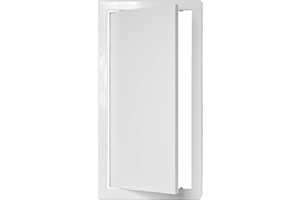 Vent Systems White ABS Plastic Access Panel 8 x 16 Inch (Opening) - Access Door for Drywall, Wall, Ceiling - Electrical, Plum