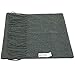 Alpine Swiss Mens Plaid Scarf Soft Winter Scarves Unisex,Solid Gray,One Size