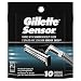 Gillette Sensor Men's Razor Blade Refills, 10 Count, Mens Razors/Blades primary