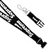 Lanyard 3 Pack, Neck Lanyard for Keys Keychains Phones Bags Accessories- Red Black and White with Quick Release Buckle. Toufftek