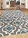 Rugshop Moroccan Trellis Contemporary Soft Area Rug 5'3