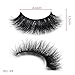 KellyRoom Mink Fur False Eyelashes Dramatic Fluffy Natural Long Fake Lashes 4 Pairs Pack