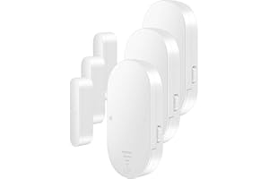EVERNARY Door Window Alarm,125dB Pool Magnet Sensor Alert for Kids Safety,3Pcs Burglar Alarm for Home Security