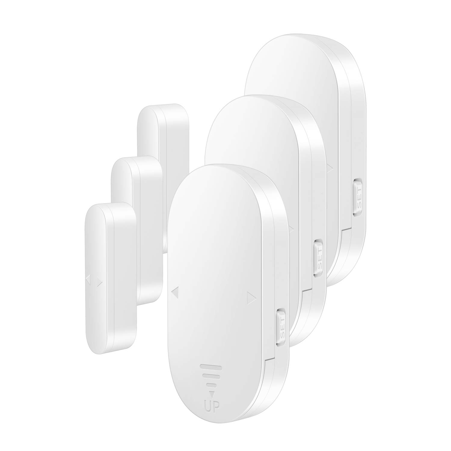 EverNary 3 Pack Wireless Magnetic Home Security Sensor, 4 Alarm Modes, Loud 130dB Burglar Alarm for Home, Business, Kids Pool Door