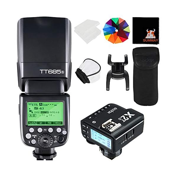 GODOX TT685-S TTL Speedlite Blitz mit X2T-S Trigger HSS 1/8000s GN60 TTL Blitzlicht Kamera Speedlite für Sony Kamera