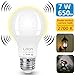 Motion Sensor Light Bulb 7W Radar Sensor Bulbs Dusk to Dawn E26 Medium Base Soft White 2700k LED Motion Activated Bulb Auto On/Off for Indoors Outdoors by LUXON