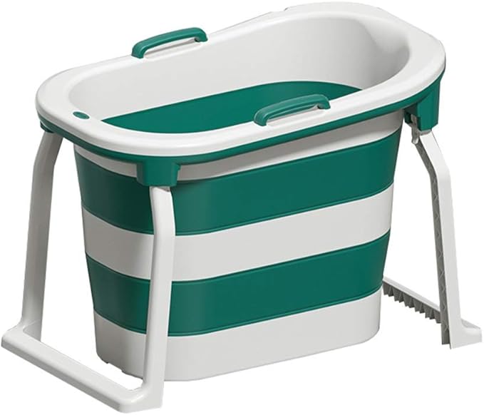 Bathtubs Folding Bathtub for Baby Adult, Portable Collapsible Newborn