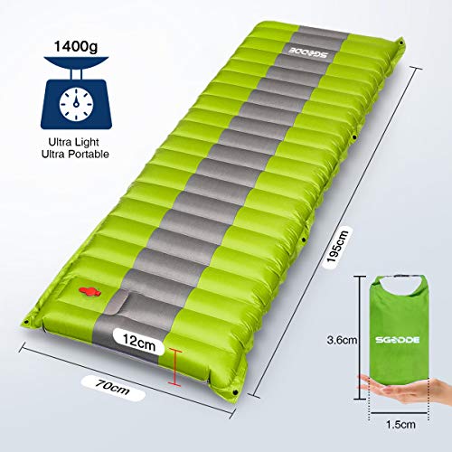sgodde inflatable sleeping pad