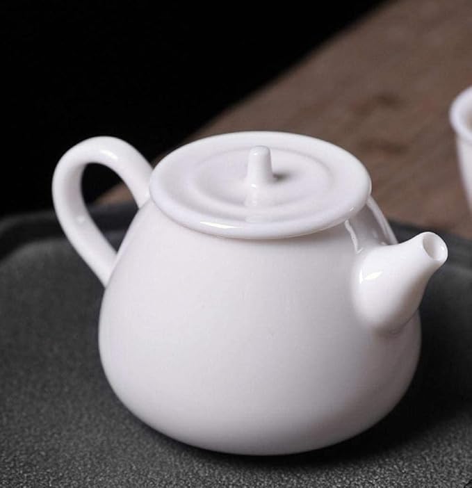 Teapot Teapot White Porcelain Tea Set Ceramic Teapot Single Pot Single