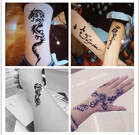 Amazon ヘナタトゥー用 デザインシート ステンシル エアブラシ メヘンディ Aタイプ 並行輸入品 おもちゃ おもちゃ