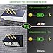 Solar Motion Sensor Lights Outdoor 46 LEDs 1100lm 4500mAh Aluminum Alloy IP65 Waterproof Led Security Outdoor Lights for House Garden, Driveway, Yard, Deck, Fence Post-White