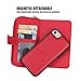 Hynice iPhone 6 Plus Wallet Case, iPhone 6S Plus Wallet Purse Case Leather Zipper Case with Credit Card Slots and Magnetic Detachable Slim Cover for iPhone 6 Plus/6S Plus 5.5