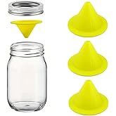 Fruit Fly Trap for Mason Jar Regular Mouth (Pack of 3)