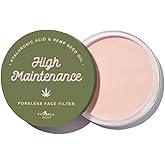 Italia Deluxe 1 x High Maintenance Putty Primer makeup Vitamin E IT-107 &amp; Zipper Bag, Brown