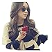 CA Fashion Women's Classical Stripe Knitting Pullover Sweater S to M