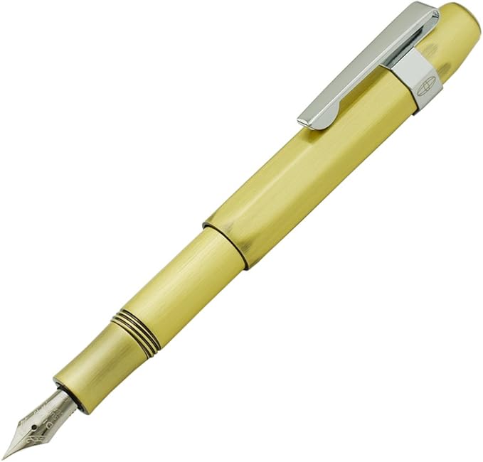 Amazon 真鍮製の万年筆 Ef 極細字 金属のギフトボックスでのビジネスのサインのためにポケット ペン 文房具 オフィス用品 文房具 オフィス用品