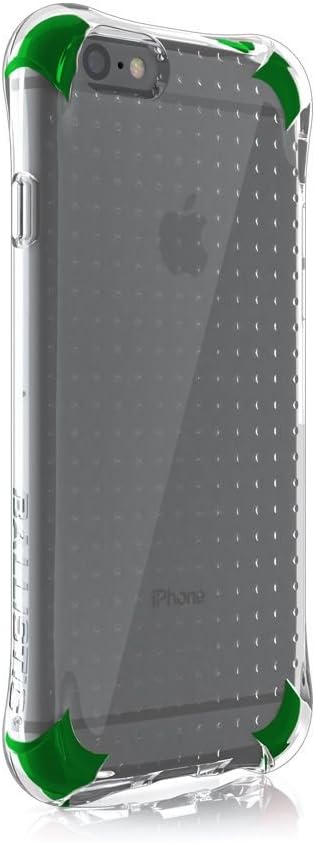 Ballistic, iPhone 6 Case / 6s Case [Jewel Spark] 6ft Drop Test Certified Case Protection [Clear / Green] Reinforced Bumper Cell Phone Case for Apple iPhone 6 / 6s - Clear / Green