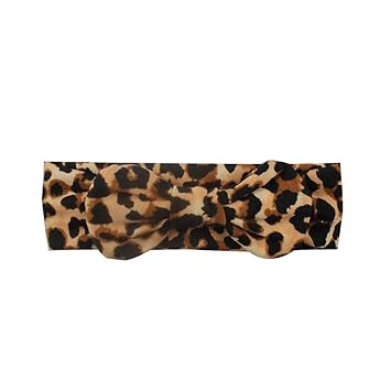 leopard headband baby