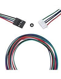 ueetek 4 Pcs Motor Paso a Paso bipolar Cables 100 cm de largo para NEMA 17 utilizado en Reprap Impresoras 3d CNC máquinas