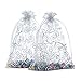 Anleolife 50pcs Sheer Organza Wedding Holidays Favor Bags Shower 6