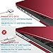 IBENZER Compatible with MacBook Pro 13 Inch Case 2015 2014 2013 end 2012 A1502 A1425, Hard Shell Case with Keyboard Cover for Old Version Apple Mac Pro Retina 13, Wine Red, R13WR+1