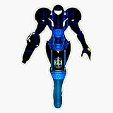Samus And Metroid Retro Bumper Sticker Window Vinyl