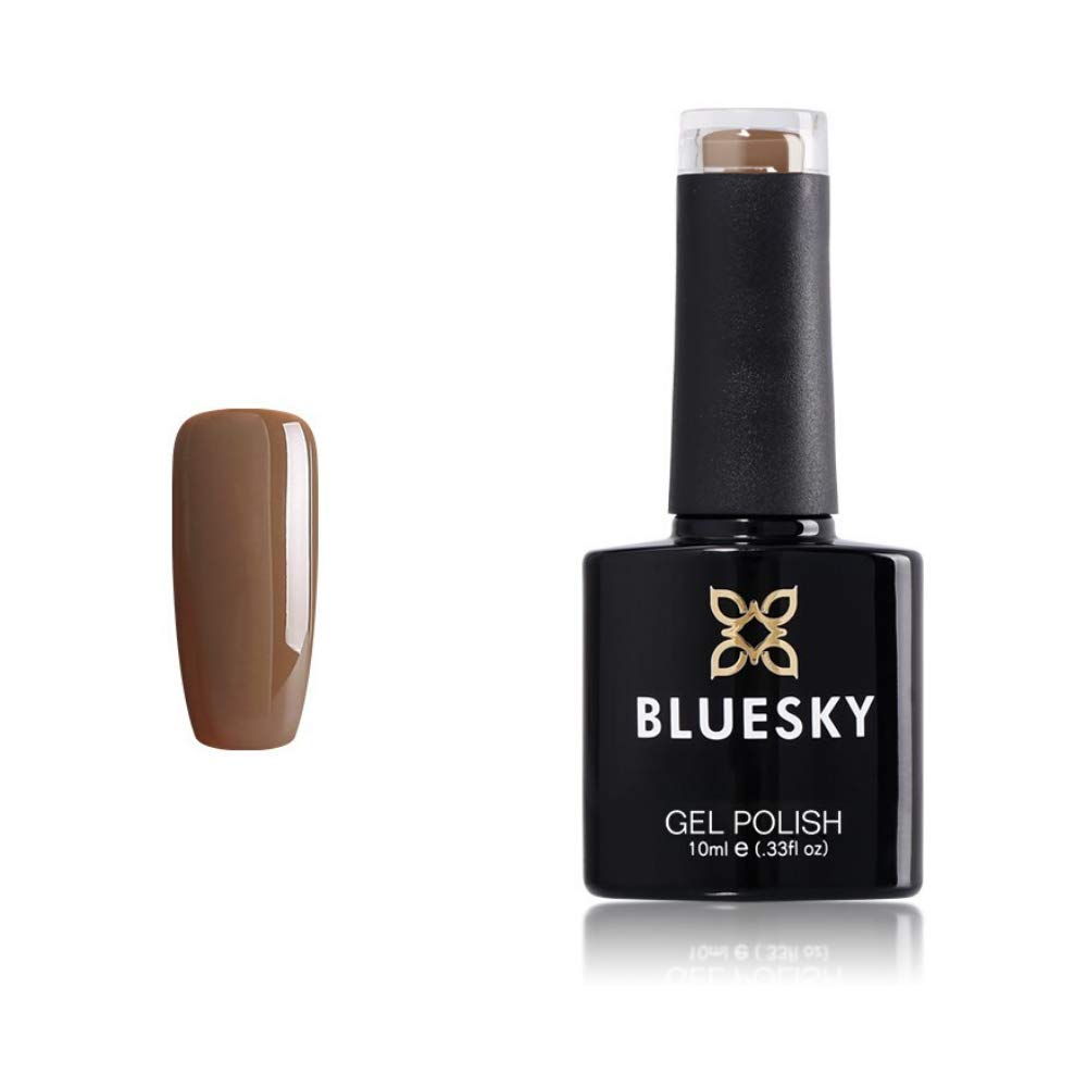 Bluesky Gel Nail Polish, Mud A020, Chocolate Brown, Long Lasting, Chip Resistant, 10 ml (Requires Drying Under UV LED Lamp) — image 1