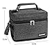 MAZFORCE LongHaul Lunch Bag Insulated Lunch Box - Spacious Pro Performance Adult Lunchbox Built to Withstand your Daily Grind (Lunch Bags Designed in California for Men, Adults, Women - Iron Grey)