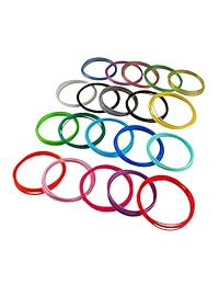 TTYT3D - Recambios de filamento para bolígrafo 3D, 20 colores, 20 pies cada color, total de 400 pies