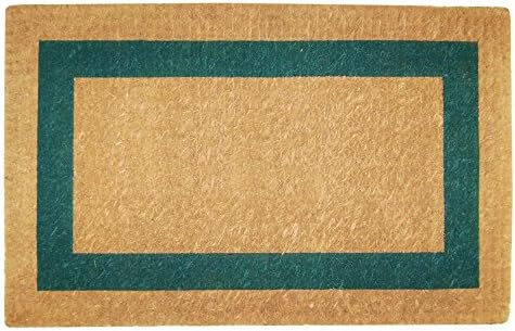 Nedia O2025 Not Applicable Heavy Duty 22" x 36" Coco Mat Green Single Picture Frame, Plain